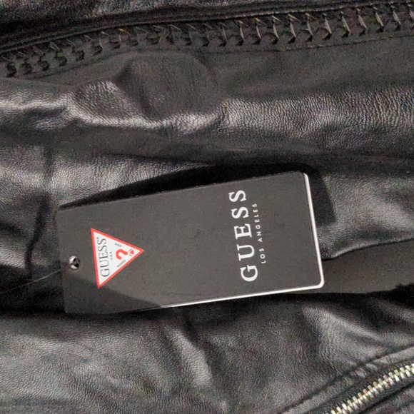 Guess vegan leather jacket NWT - Picture 4 of 5